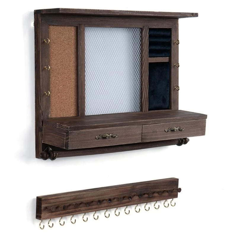 

Jewelry Display Holders Wall-mounted Material for Women Girls Jewelry