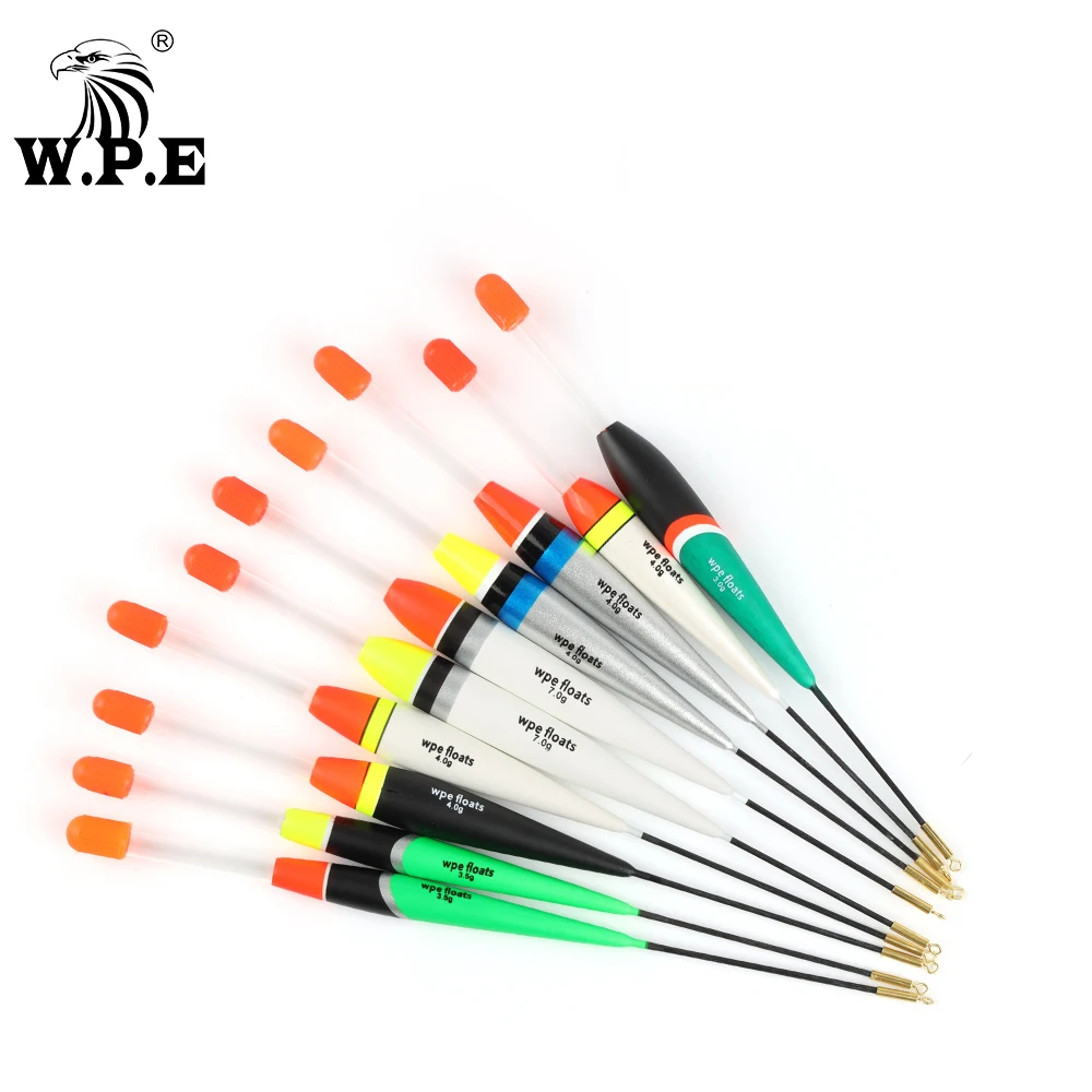 W.P.E 5pcs/pack Fishng Float 3g/3.5g/4g/7g Barguzinsky Fir Float 18-21cm Carp Fishing Vertical Buoy Float Fishing Tackle Pesca