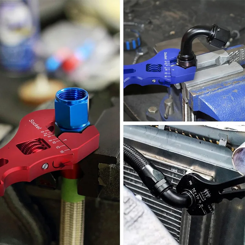 High Quality Adjustable AN3-AN16 aluminum alloy adjustable wrench oil pipe wrench Multifunctional Universal Spanner