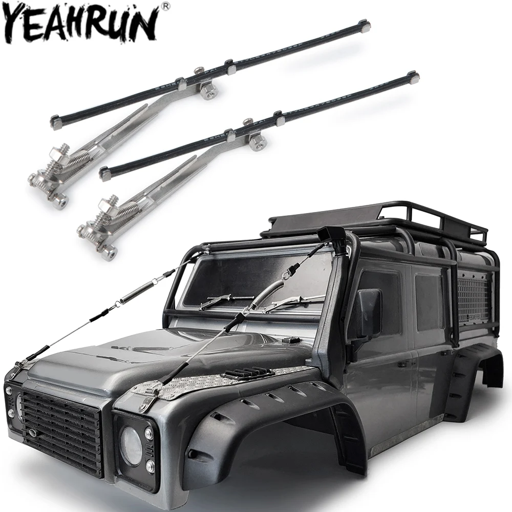 YEAHRUN Scheibenwischer aus Metall für AXIAL SCX10 TRX4 Defender Bronco 1/10 RC Crawler Auto Dekoration Teile