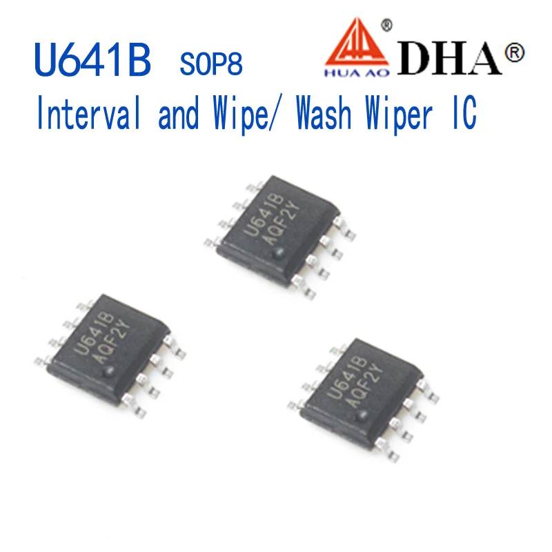 U641B Automotive Car Interval and Wipe/ Wash Wiper Relay Control ASIC SOP8