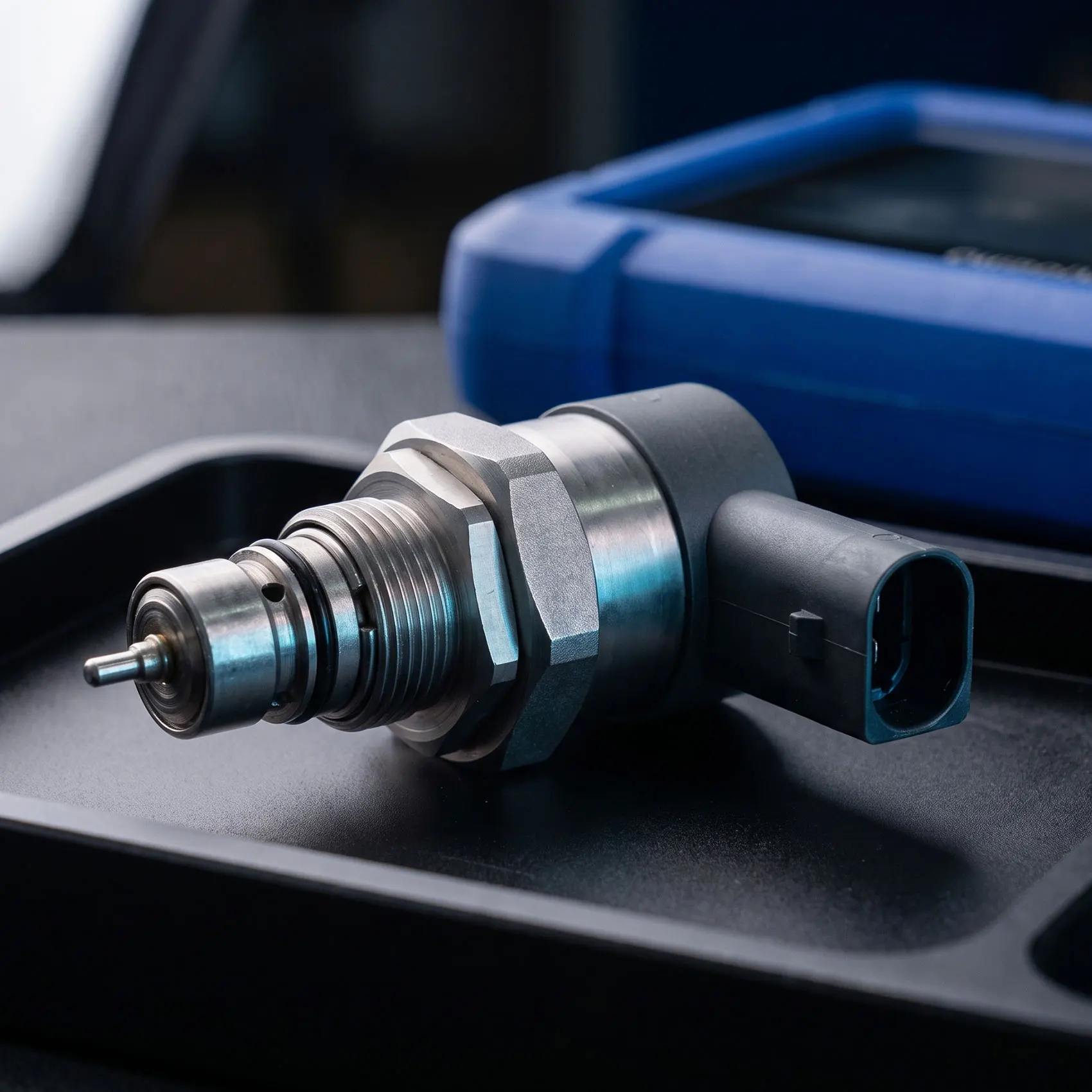 Fuel Rail Pressure Sensor CR Fuel Regulator Sensor A6420703495 0281002986 For Mercedes Benz ML GL R E S OM642 3.0L CDI