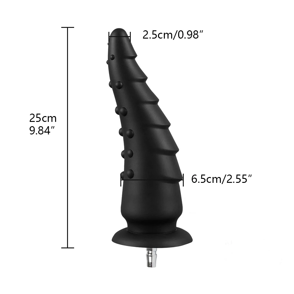 ROUGH BEAST Sex Machine Dildo Attachment for Vac-U-Lock Masturbation Machine Silicone Anal Plug Stimulation Erotic Adult Product