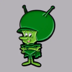 Funny Alien Enamel Pins Cartoon Women's Brooches Men Lapel Pins Badge on Backpack Costume Accessories Anime Jewelry Kids Gifts