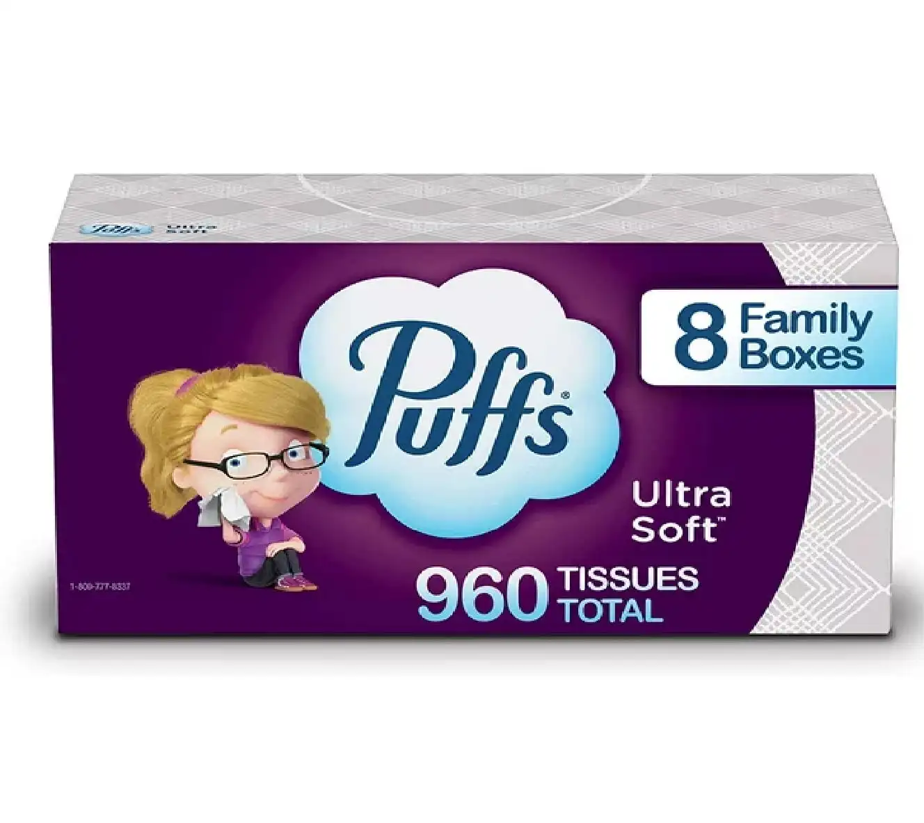 

Ultra Soft Non-Lotion Facial Tissues, 8 Family Boxes, 120 Tissues Per Box 960 Tissues Total Perfect tissue