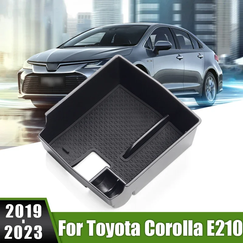 

For Toyota Corolla E210 2019 2020 2021 2022 2023 Hybrid Car Central Console Armrest Storage Box Container Organizer Holder Tray