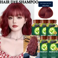Champú de tinte para el cabello a base de hierbas naturales puras, cubierta que cambia de Color del cabello, tratamiento de cabello gris y blanco, planta de burbujas, tinte para el cabello, cuidado del cabello