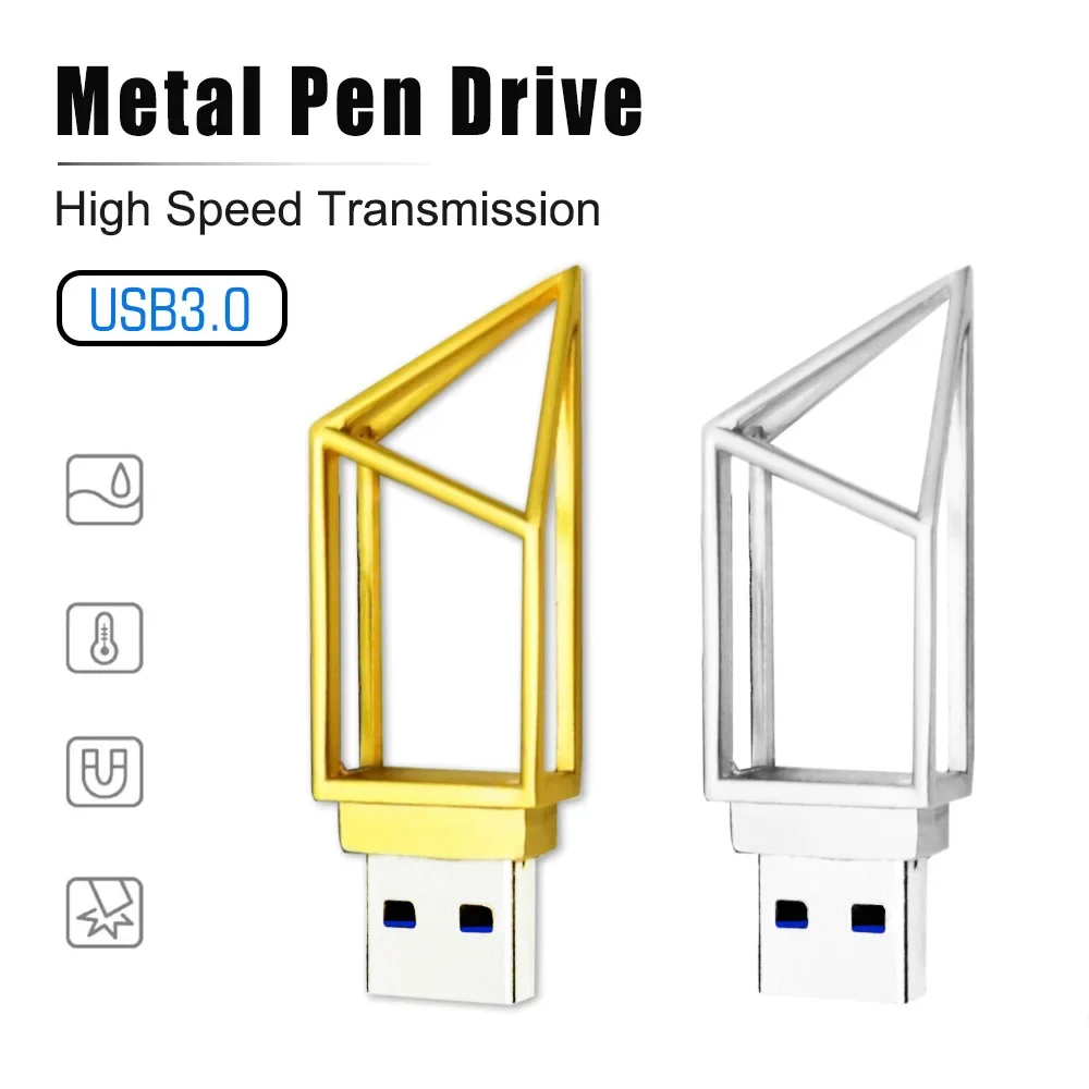 Small iron tower Usb 3.0 Flash Drive waterproof shockproof high speed pendrive 8gb 16gb new memory stick 32gb 64gb 128gb u disk