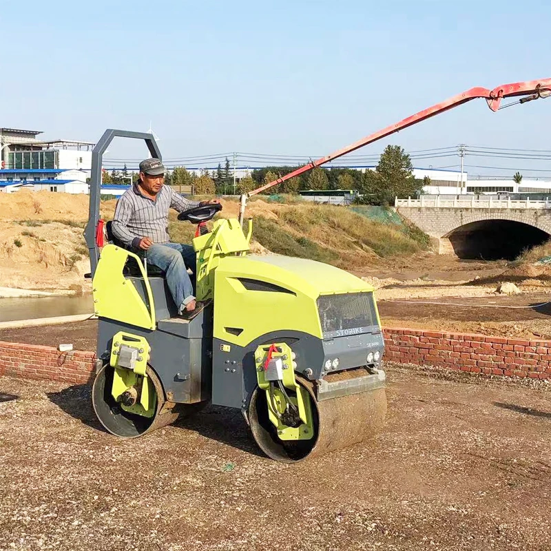 

Construction Road Roller Machine Walk Behind Compactor 1ton 2ton 3ton New Pavement Machine Vibration Ride on Mini Road Roller
