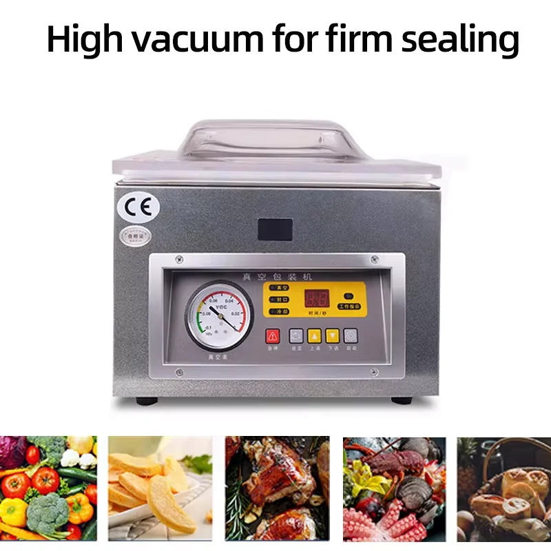 Food Vacuum Packing Machine Commercial Chamber Vacuum Sealer 220 / 110V Kitchen Meat Bag Packaging Food Saver Sealing Machine