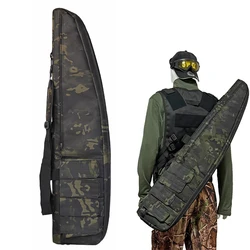 70cm 98cm 118cm Airsoft CS Gun Carry Case Tactical Hunting Gun Bag Shockproof Cushion Gun Bag Heavy Duty Gun Backpack