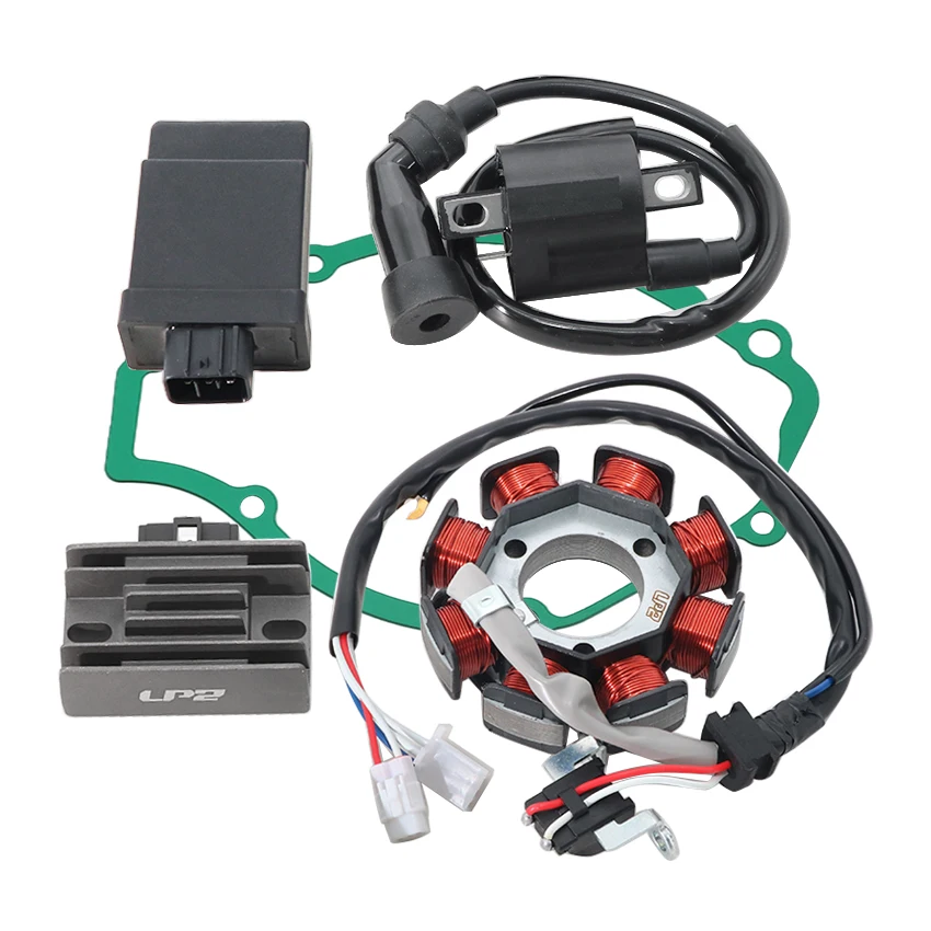 Stator CDI Ignition Coil Regulator Rectifier Magneto Gasket For Yamaha XT125R XT125X YBR125 2005‑2022 Motorcycle Electrical Part