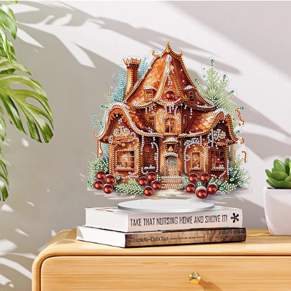 

Специальная форма Кристалл Картина Настольный комплект Рождественский рабочий стол Алмазная картина Орнамент Столешница Алмазная картина Декор