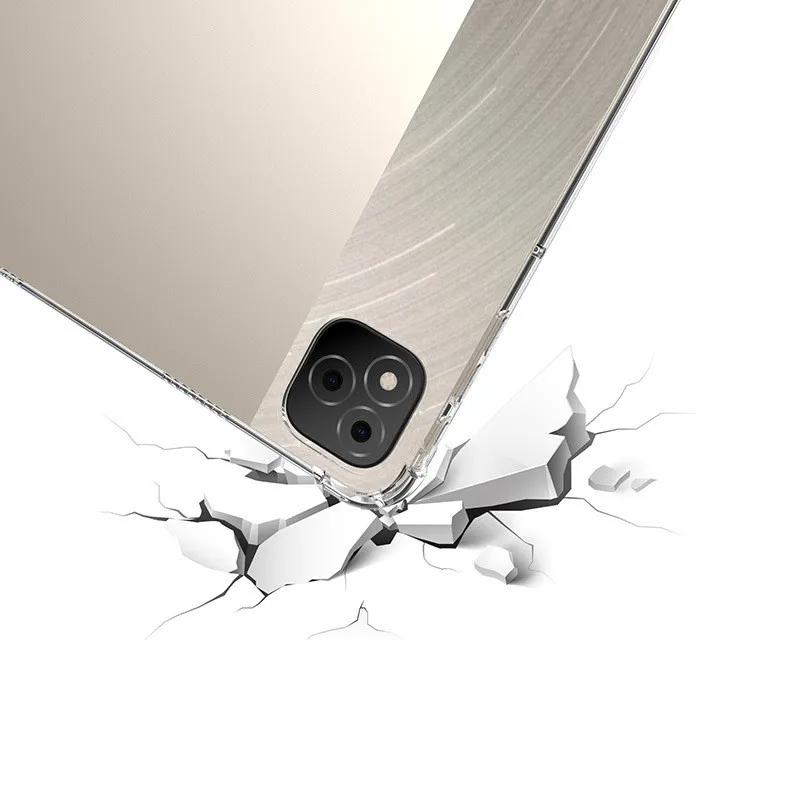 for Infinix Xpad X Pad 11 inch 2024 Case Transparent Air-bags Soft Silicone TPU Protection Shockproof Capa Fundas Shell