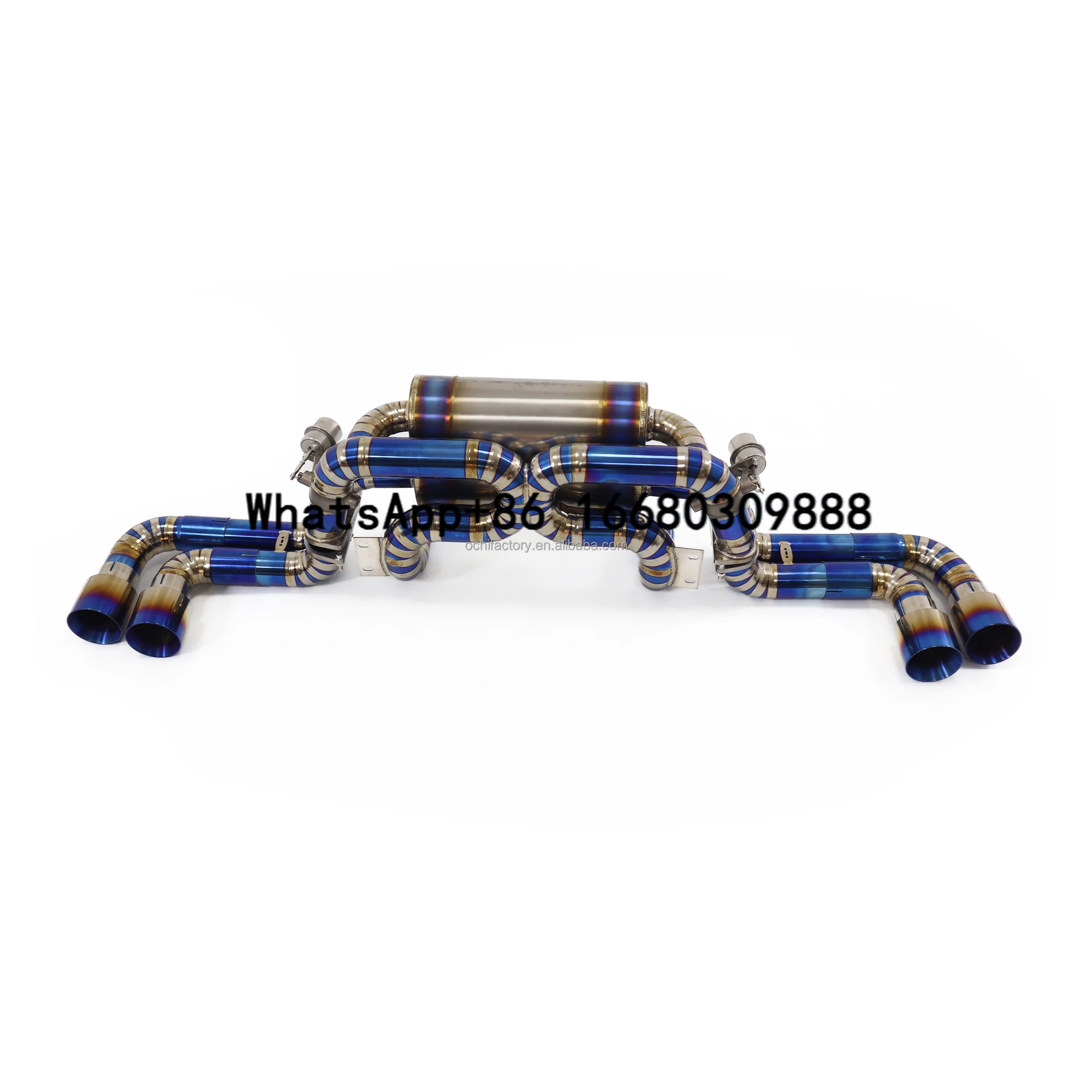 

OUCHI Titanium Exhaust System Performance Catback for Ferrari F360 3.6L Muffler With Valve Auto Performance Parts