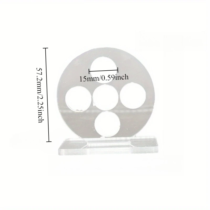 Billiard Stick Stroke Exerciser Billiards Cue Accessories 5 Holes Clear Aiming Helper Stable Portable Pool Cue Stroke Trainers