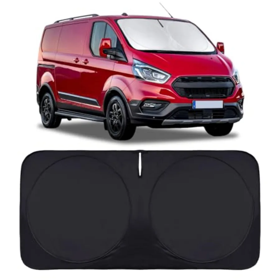 

Sunshade 2020 2021 2022 2023 2024 2025 2026 Transit Aessories Front Window Shades over Protetor 210T Refletive Bloks UV Rays Ke