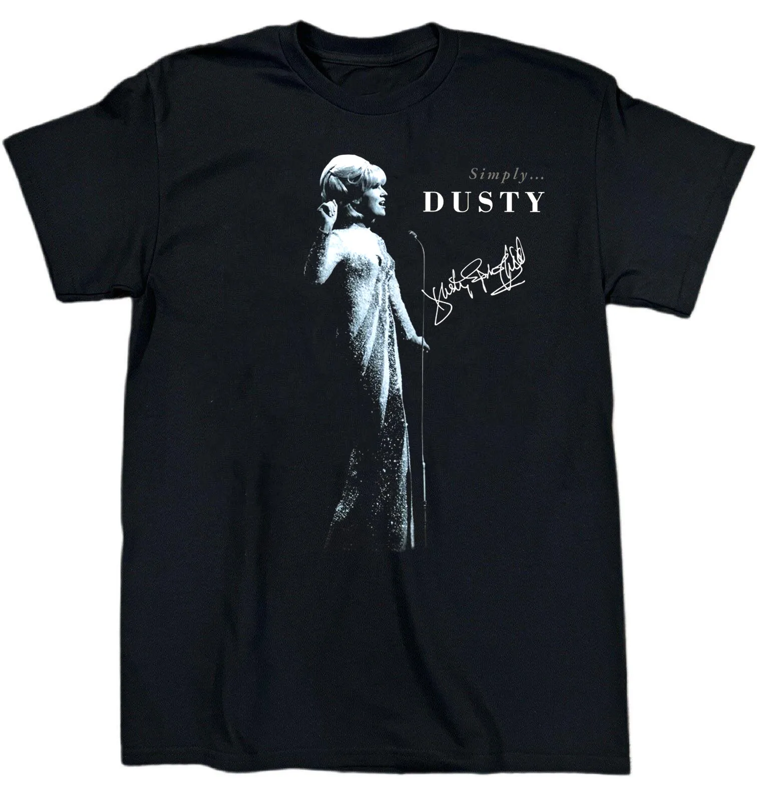 Vtg Dusty Springfield Signature Heavy Cotton Full Size T Shirt Mm1342