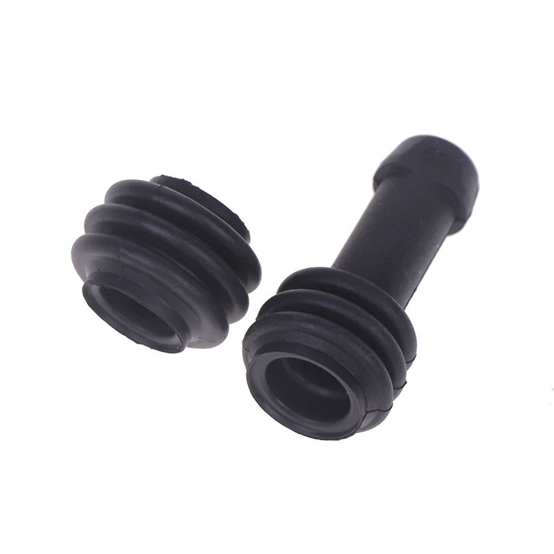 Motorcycle Disc Brake Caliper Dust Cover Set 2PCS Waterproof Rubber Boots for Upper/Lower Pump Sleeve Shock Absorber Protection​