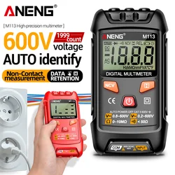 ANENG M113 Inteligent Mini Multimeter Digital 1999 Counts AC/DC Voltage Meter Ohm NCV Measuring Instruments Electricity Tools