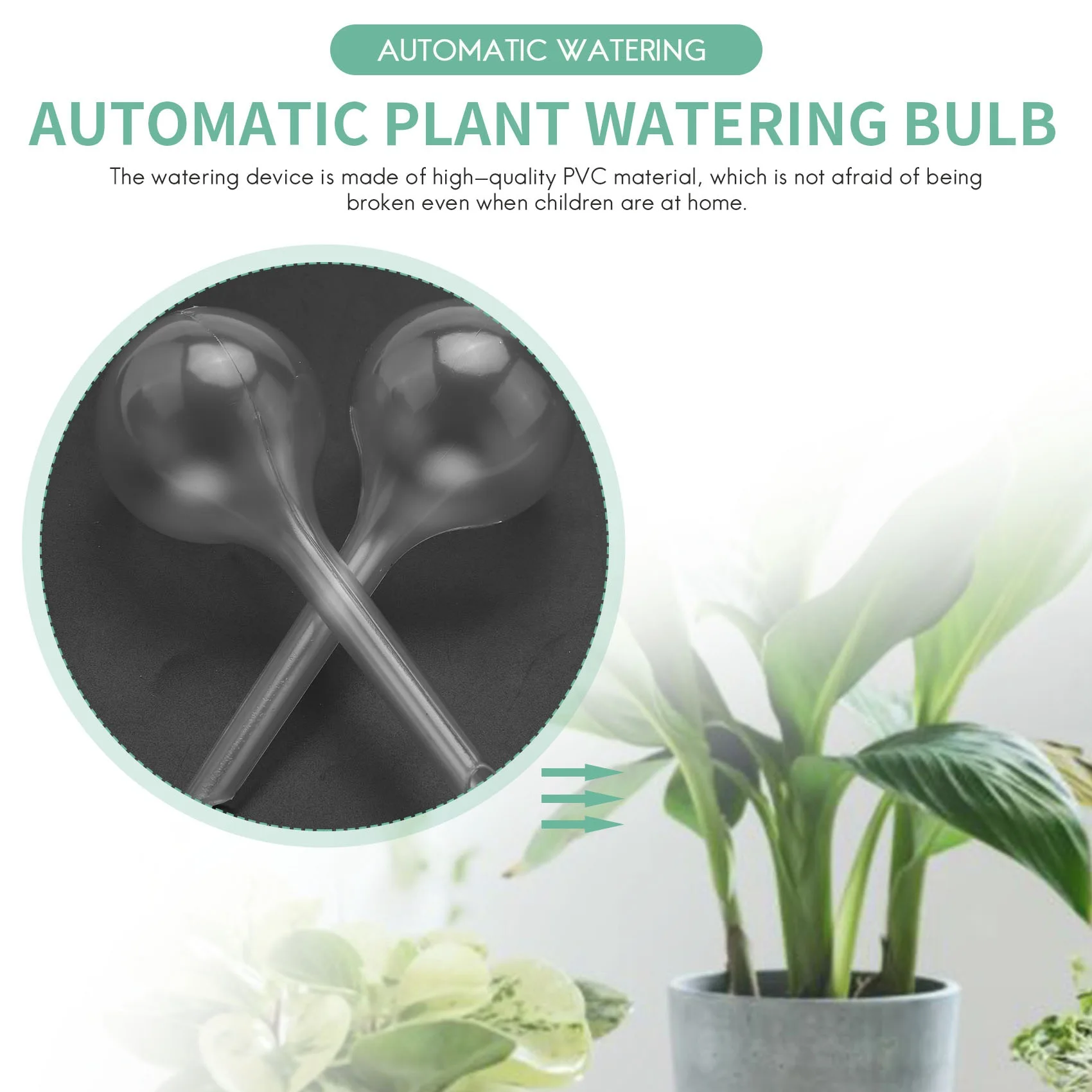 

11Pcs Clear Automatic Watering Bulbs Watering Globes Device Plastic Balls for Plants Vacation Houseplant Plant Pot