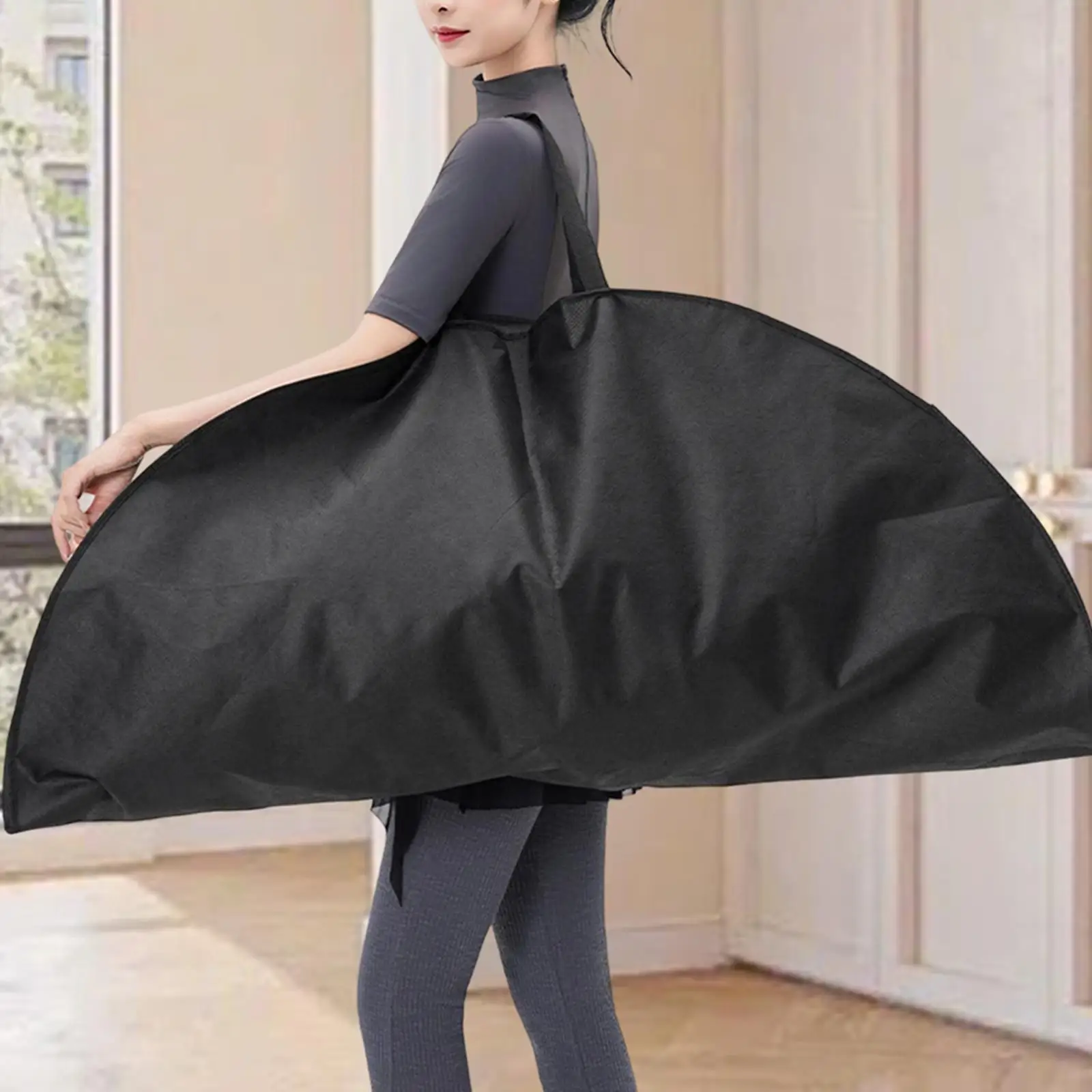 

Dance Costume Garment Bag Foldable Tutu Organizer Large Capacity Tote Washable for Ballet Performance