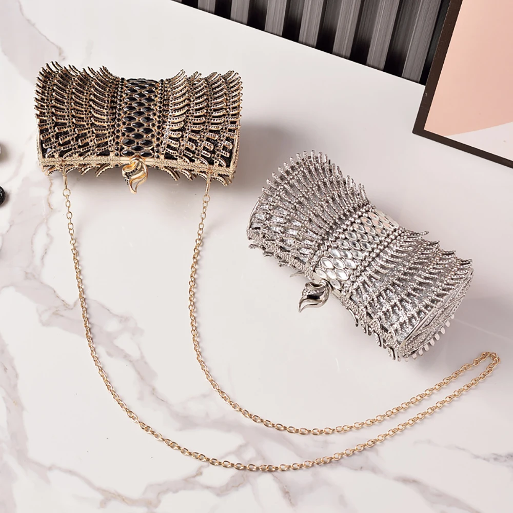 Rhinestone Women's Evening Bag Luxury Brand Diamond Round Clutch Shoulder Bag 2026 Unique Design Handbag Elegant Fashion Wallet