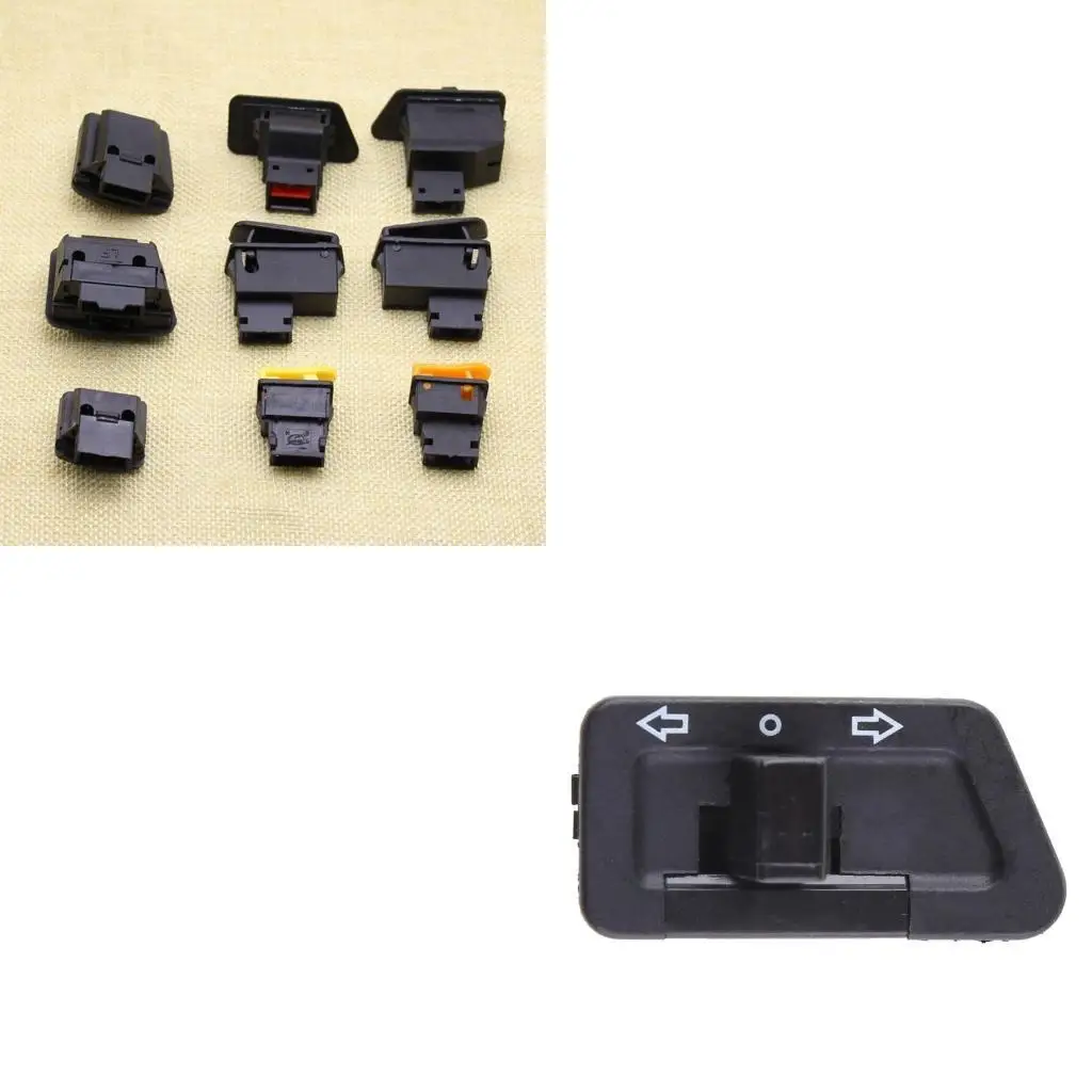 31BC Easy Installation 3-pin Turn Light Controller Switch On/Off Push Button for Scooter Moped Go-Kart