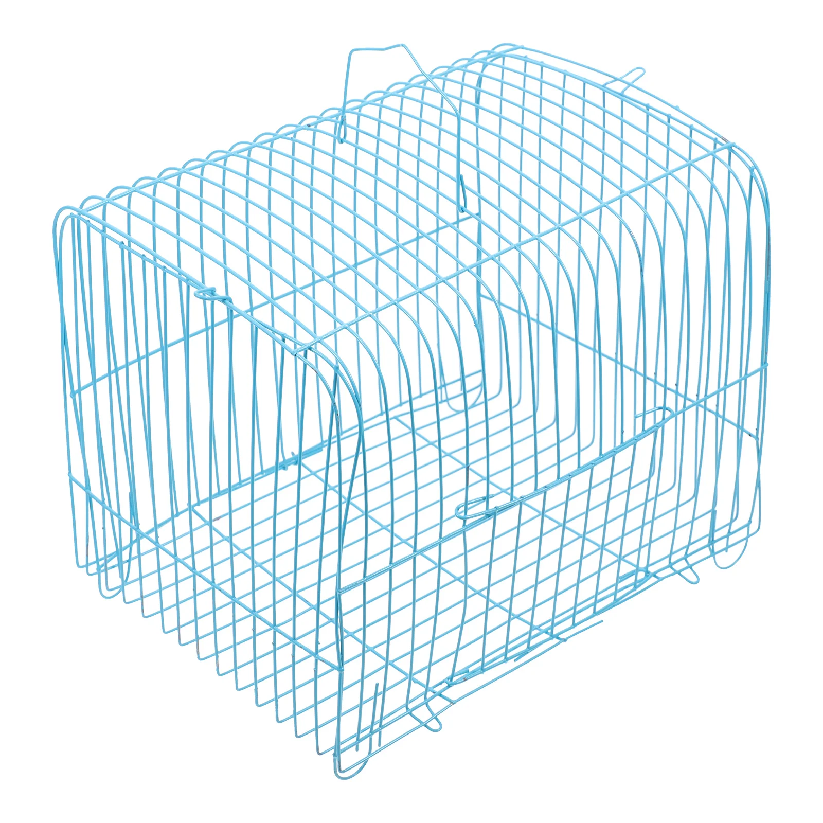 

Portable Handheld Bird Cage for Small Parrots Excellent Ventilation Spacious Wire Travel Cage for Pet Bird Carrying Comfortable