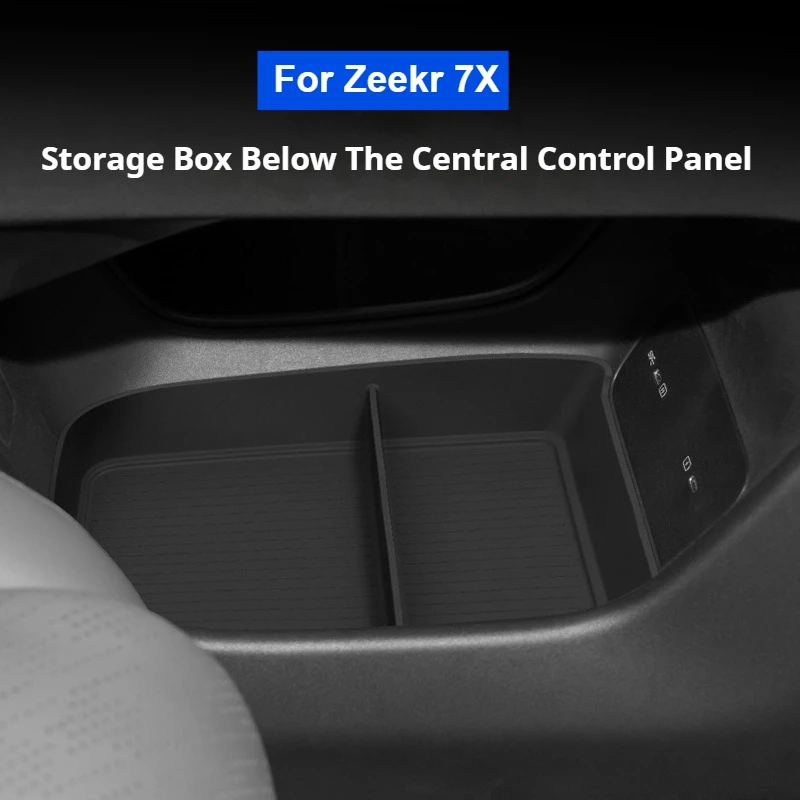 

For Zeekr 7X Car Central Control Lower Storage Box 7x Armrest Compartment Storage Box Car Interior Special Accessories