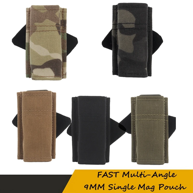 9MM Single Magazine Pouch Tactical Fast Magazine Holster for G17 19 Hunting Waist Belt Mag Bag Small Too Pen Storage Pouch
