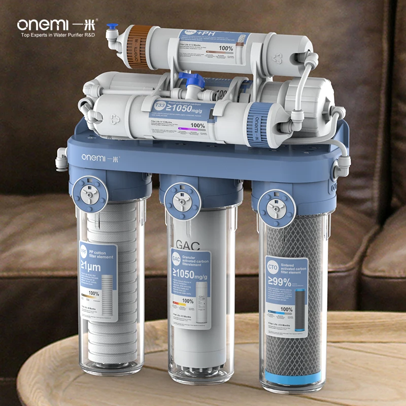 

Transparent 6-stage Ultrafiltration Weakly Alkaline Water Purifier, Ultrafiltration Membrane Filter for Household Kitchen