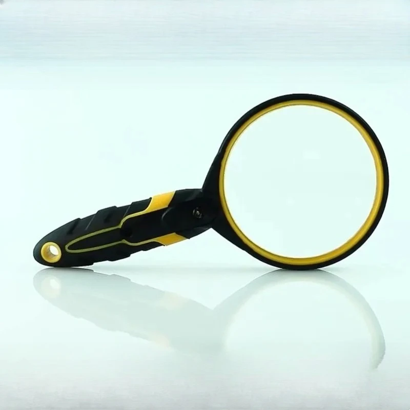 يده 5x التكبير البصري المطاط مقاومة للصدمات قبضة شاشة الهاتف المكبر نظارات مكبرة مع أضواء LED العدسة #4