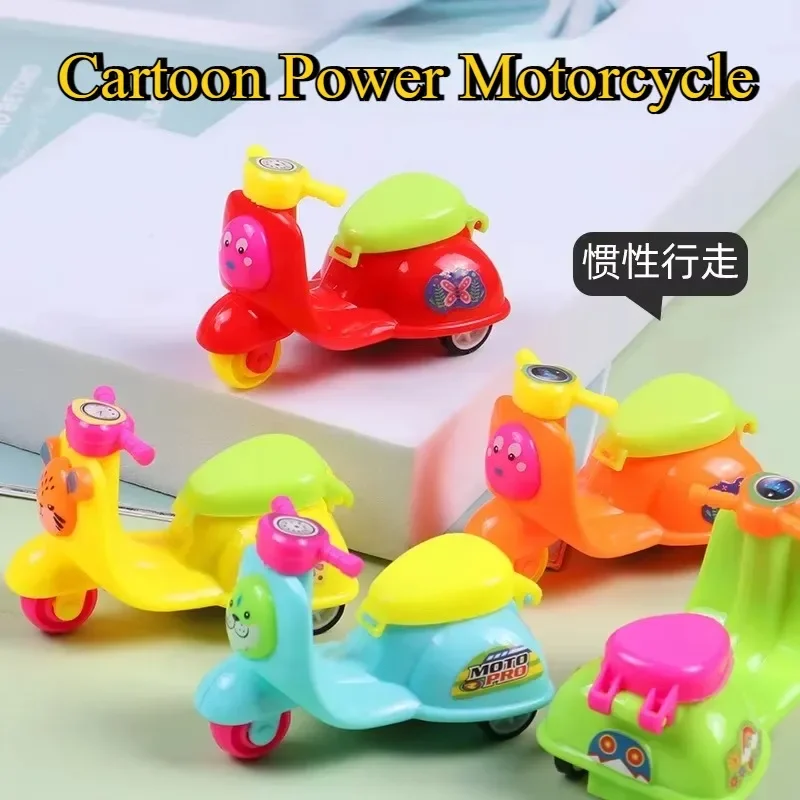 1Pcs Mini Rebound Car Toys Simulation Motorcycle Pull Back Car Toys Kids Birthday Party Favor Inertia Motorcycle Toys