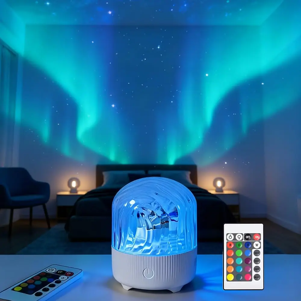 

Хрустальная настольная лампа Aurora, ночник, меняющий цвет, прикроватная лампа с зарядкой через USB и пультом дистанционного управления, подходит для спальни