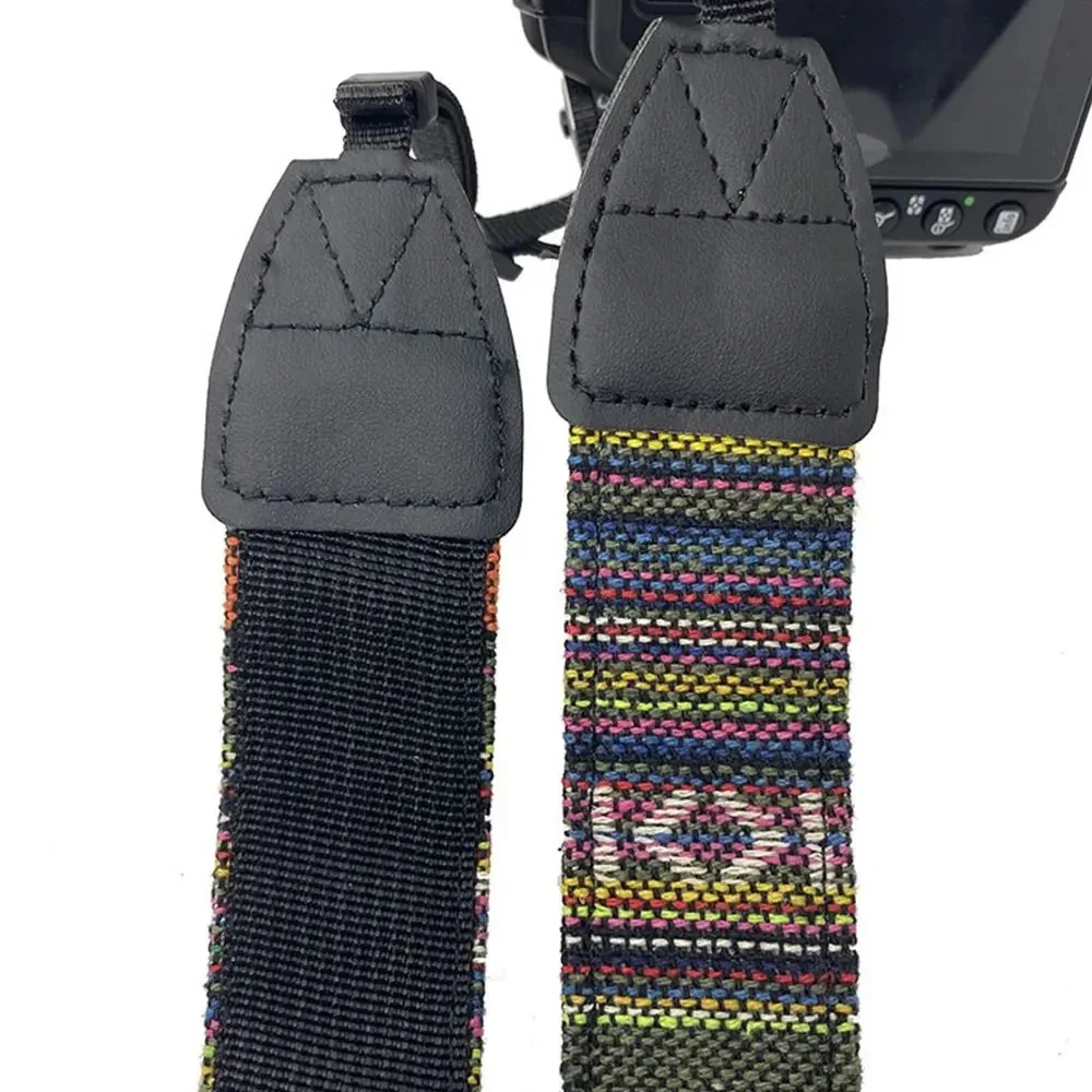 Adjustable Camera Strap Belt PU Leather Retro Ethnic Style Camera shoulder Belt For Nikon Camera For Sony Camera Neck Strap image 6
