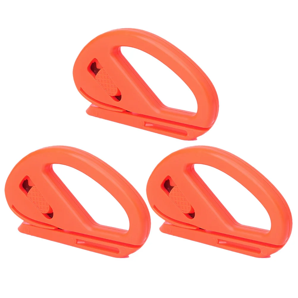 3Pcs Film Wrap Paper Cutter Compact Lightweight Safety Cutter for DIY Vinyl Wrapping Butcher Paper and Letter Opening Tasks