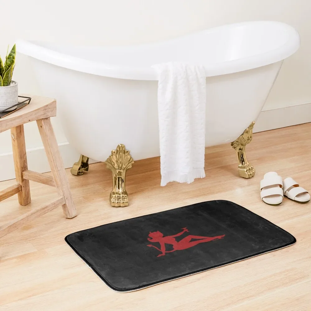 

Mudflap devil Girl Bath Mat Bathtub Carpet Bathroom Accessories Sets Mat