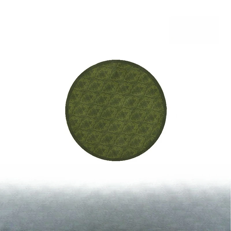 

Green Round Blanket Vintage Study Dressing Room Dressing Table Living Room Bedroom Carpet Mat