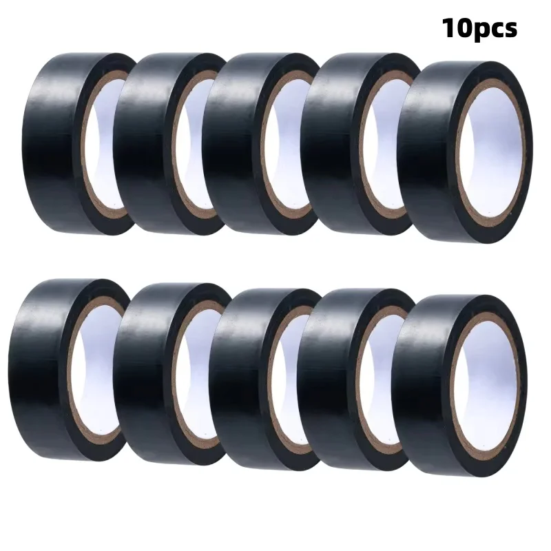 

10 PCS,Electrical Tape,Insulation Tape,Electrical Tape,Ultra-Thin and Ultra-Adhesive PVC Waterproof Tape, 1 Roll OF 9 Meters