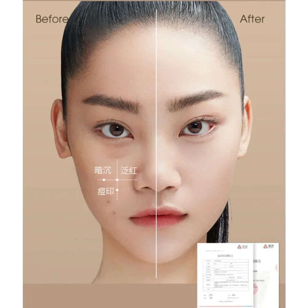 Tommark Mousse-Base de maquillaje brillante, corrector de larga duración con Control de aceite, nutritivo para la piel, resistente al agua, cosméticos de maquillaje coreanos