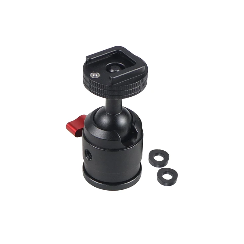 Mini Stativ Swivel Ball Kopf mit Kalten Schuh Mount Adapter für DSLR Kamera Monitor Vlog Flash Licht Mikrofon Magie Arm stehen – Detail 19