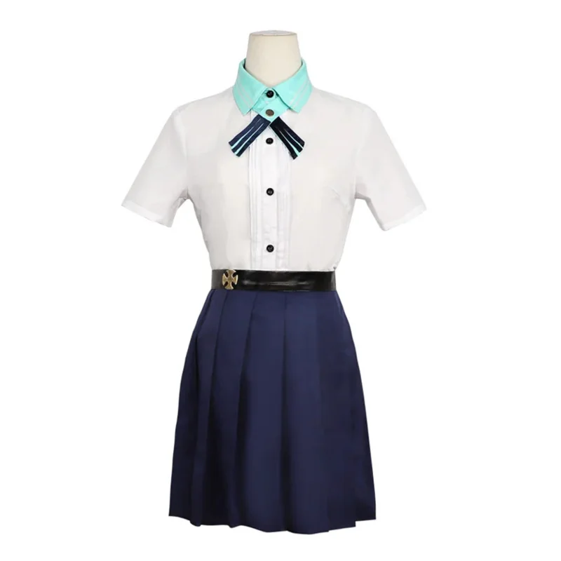 Косплей Костюм из сахарозы, парик, костюм Genshin, ударопрочные костюмы для Хэллоуина, Женская милая форма JK для студентов