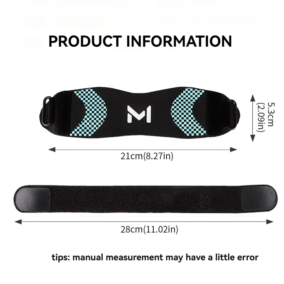 GTUBIKE 1PC Patella Kneecap Band Adjustable Silica Gel Knee Tendon Strap Protector Knee Pad Running Sports Cycling Knee Support