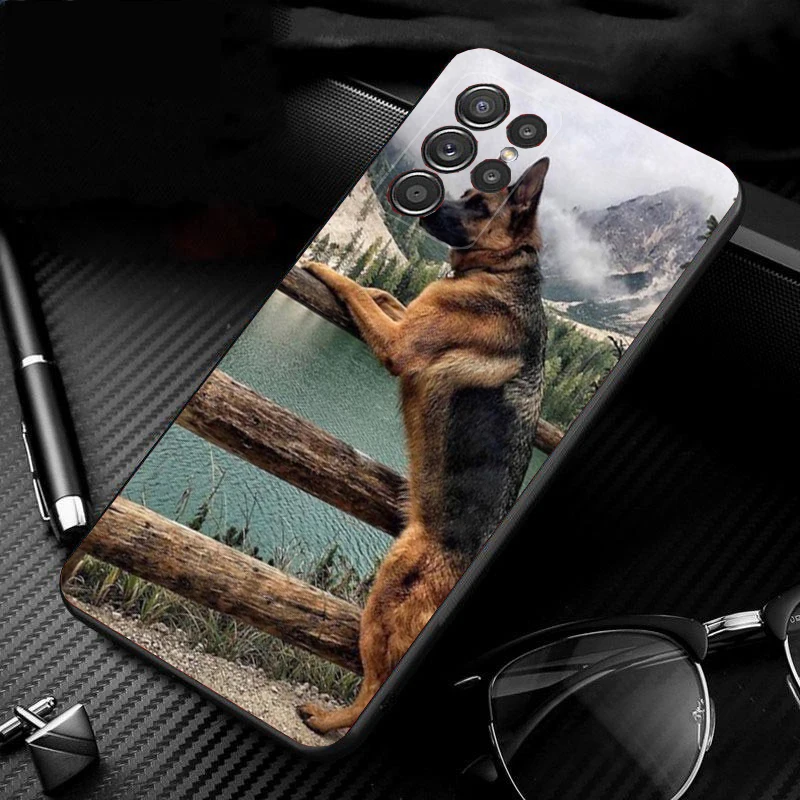 German Shepherd Dog Phone Case for Samsung S24 S23 S22 S21 S20 Ultra S20 S22 S21 S10E S20 FE S24 Plus