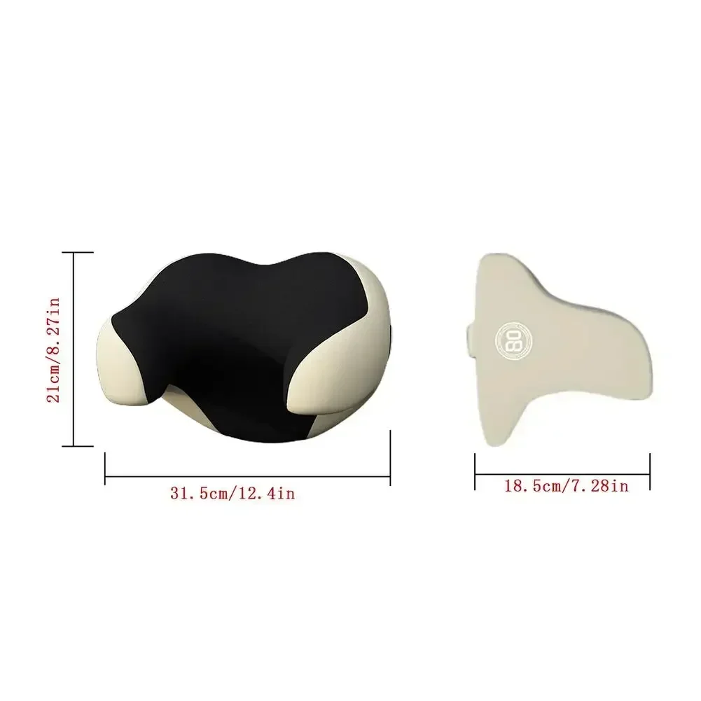 Car Memory Foam Headrest Travel Sleeping Cervical Massage Neck Pillow Universal Padded Car Pillow Car Interior Supplies