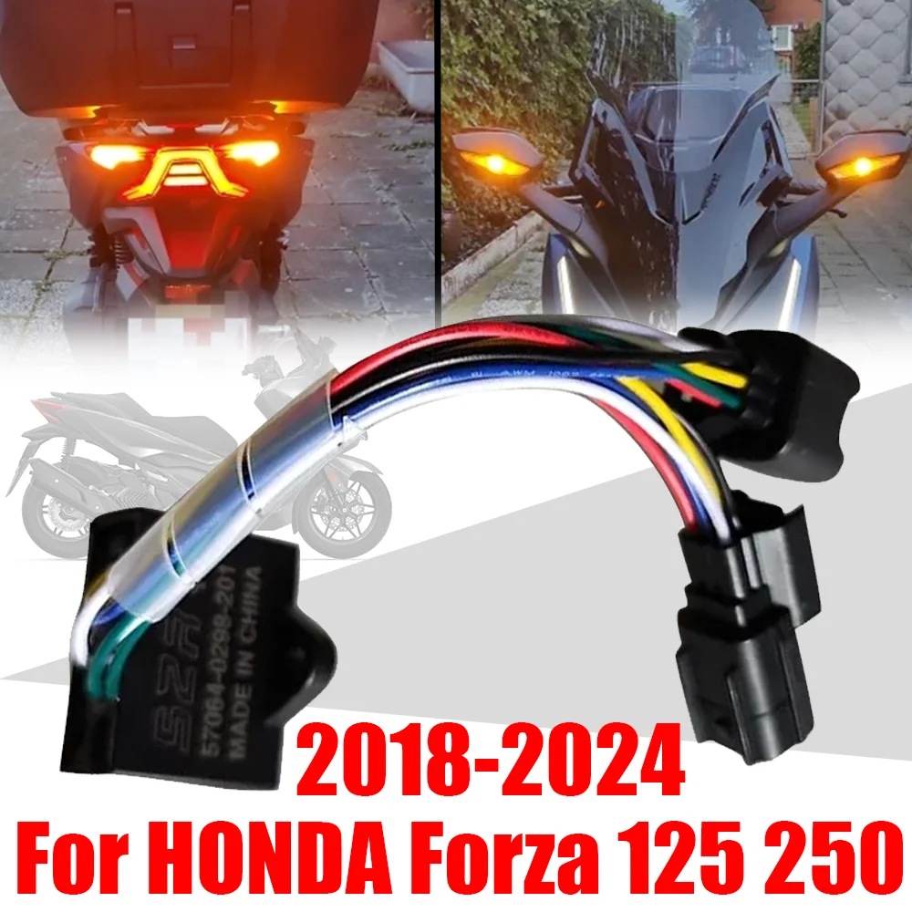 

For HONDA Forza 125 250 NSS Forza125 Forza250 Accessories Turn Signal Light Flasher Switch Double Flash Hazard Warning Function