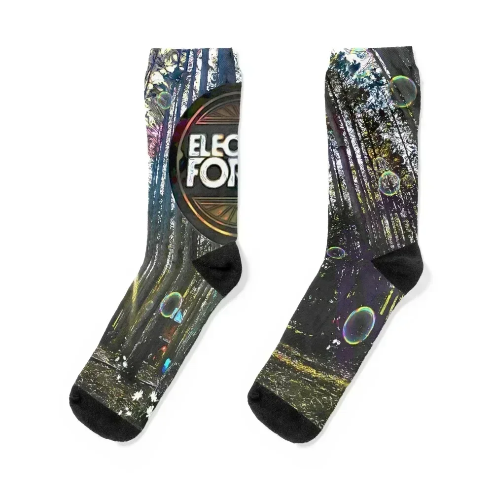 

Electric Forest Socks valentine gift ideas kawaii Non-slip bright garter Socks For Women Men's