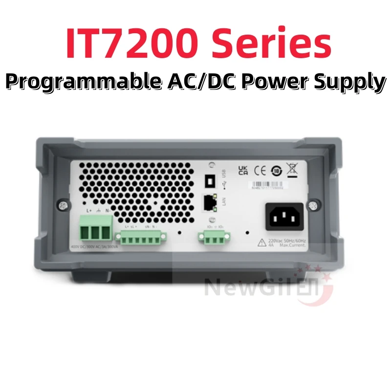 ITECH IT7221 IT7222 300W 600W 300V مصدر طاقة تيار متردد/تيار مستمر قابل للبرمجة