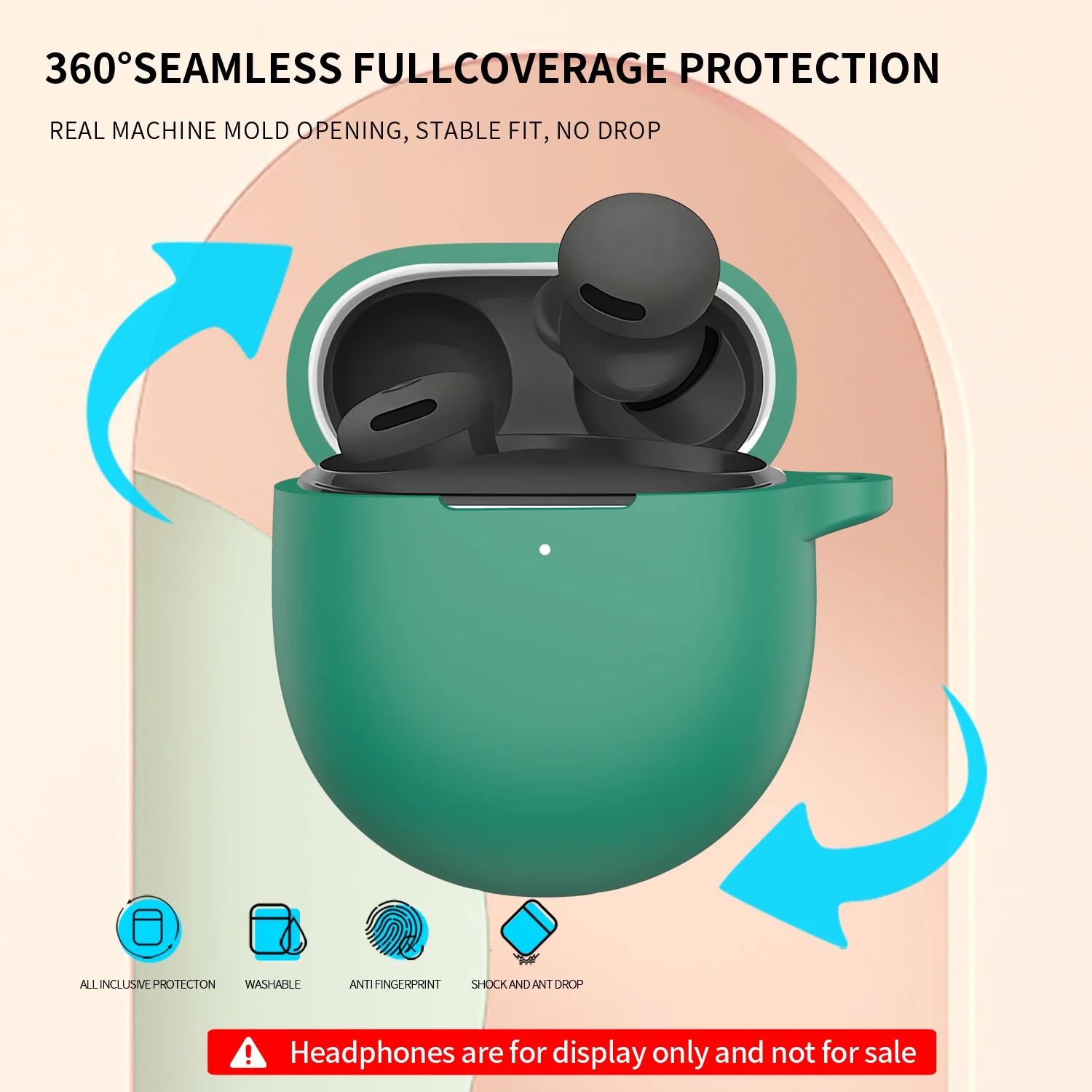 tui de protection pour couteurs Google Pixel Buds 2A, tui antichoc et anti-poussire